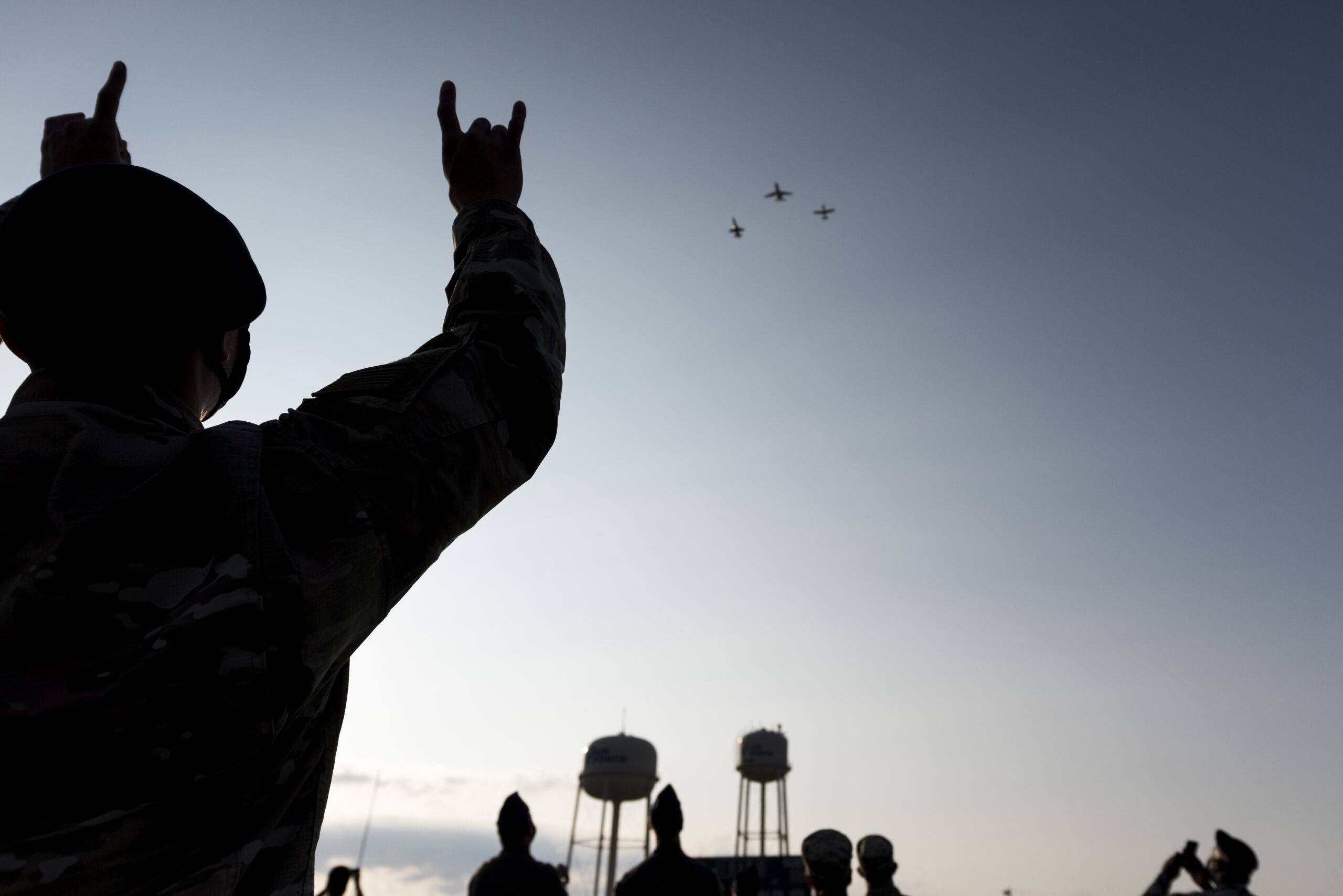 flyover at Laughlin Air Force Base