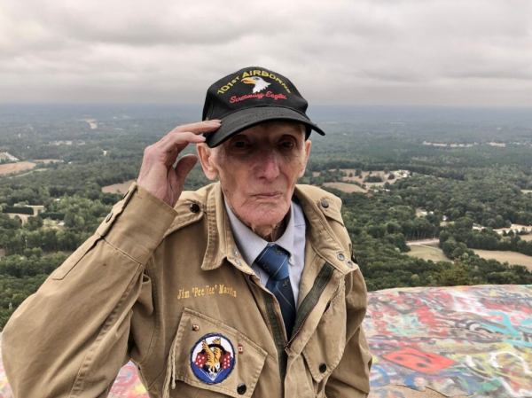 WWII 101st Airborne veteran Jim “Pee Wee” Martin dies at 101