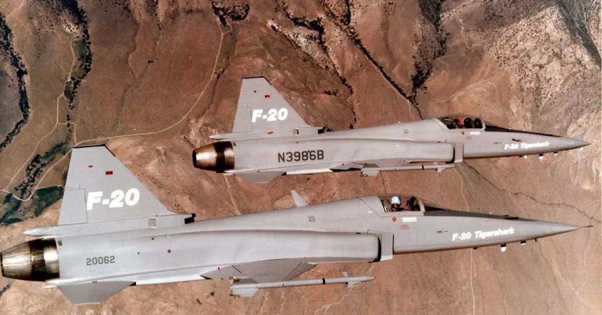 F-20 tigershark is the plane that almost beat f-16.