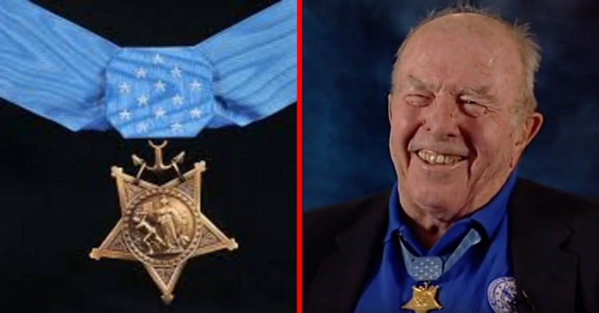 medal of honor winner james swett shot down enemy aircraft.