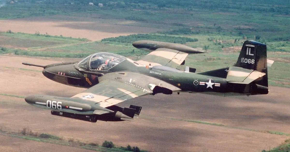 This A-37A Dragonfly stung the Communists in Vietnam