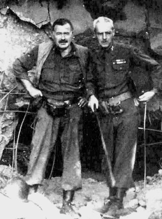 ernest hemingway with commander