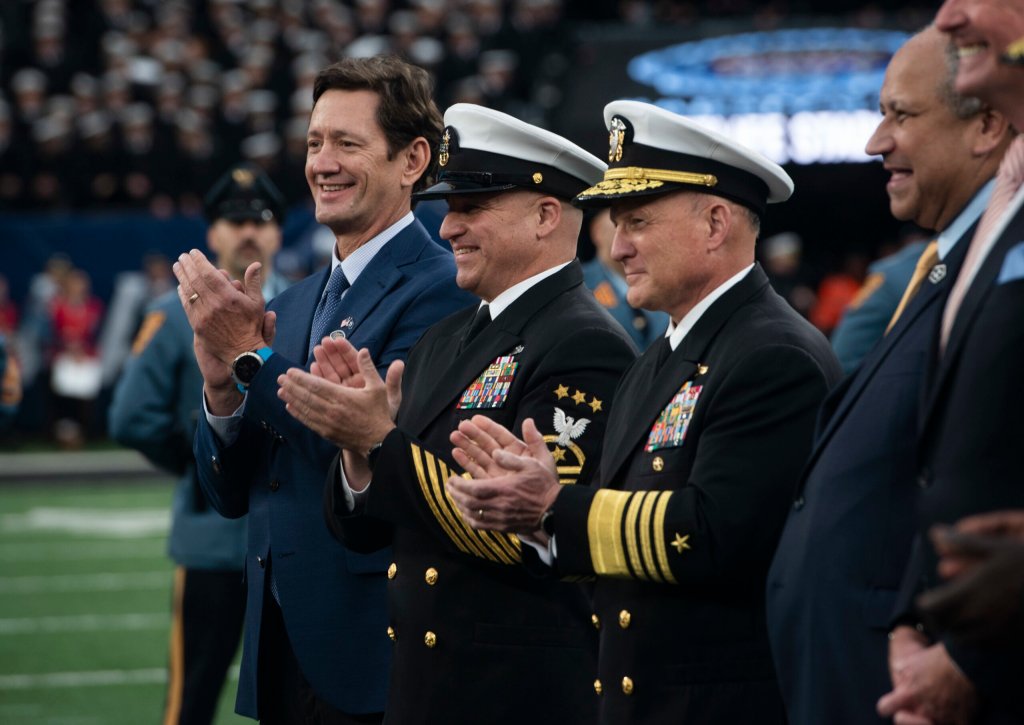 wayne peacock army-navy game usaa