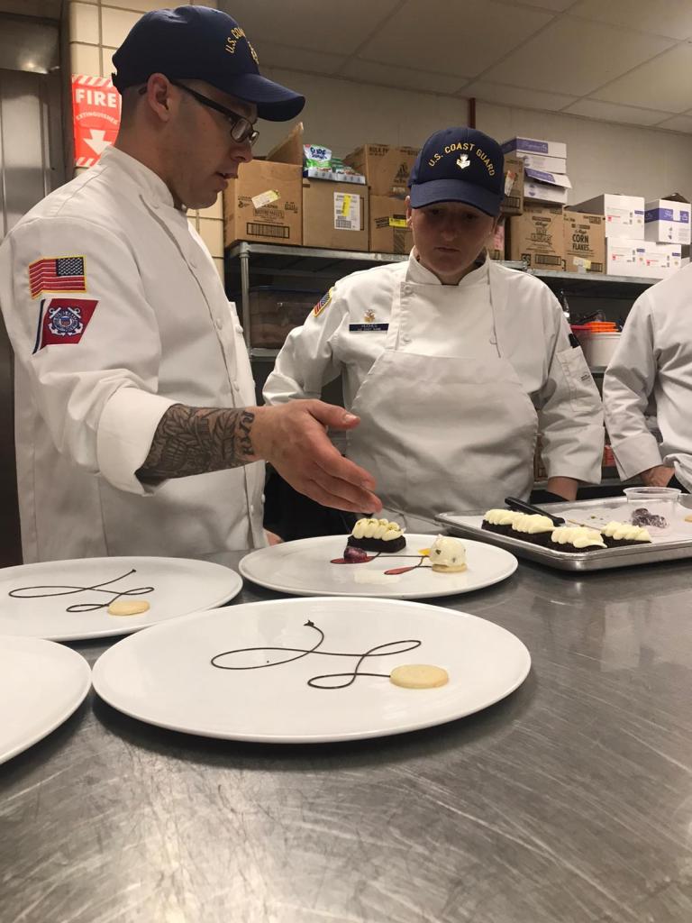 coast guard culinary arts plate presentation