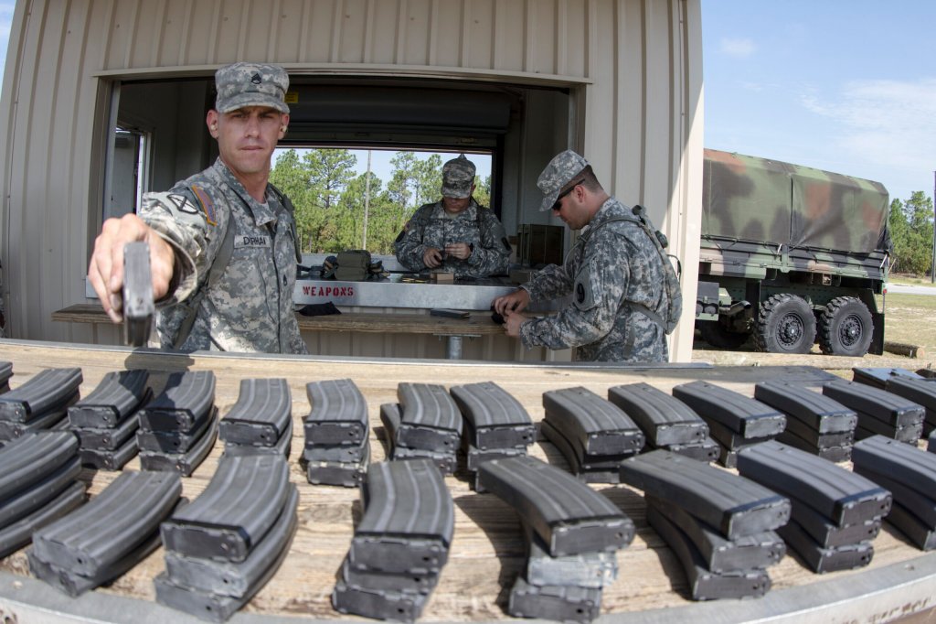 loading magazines