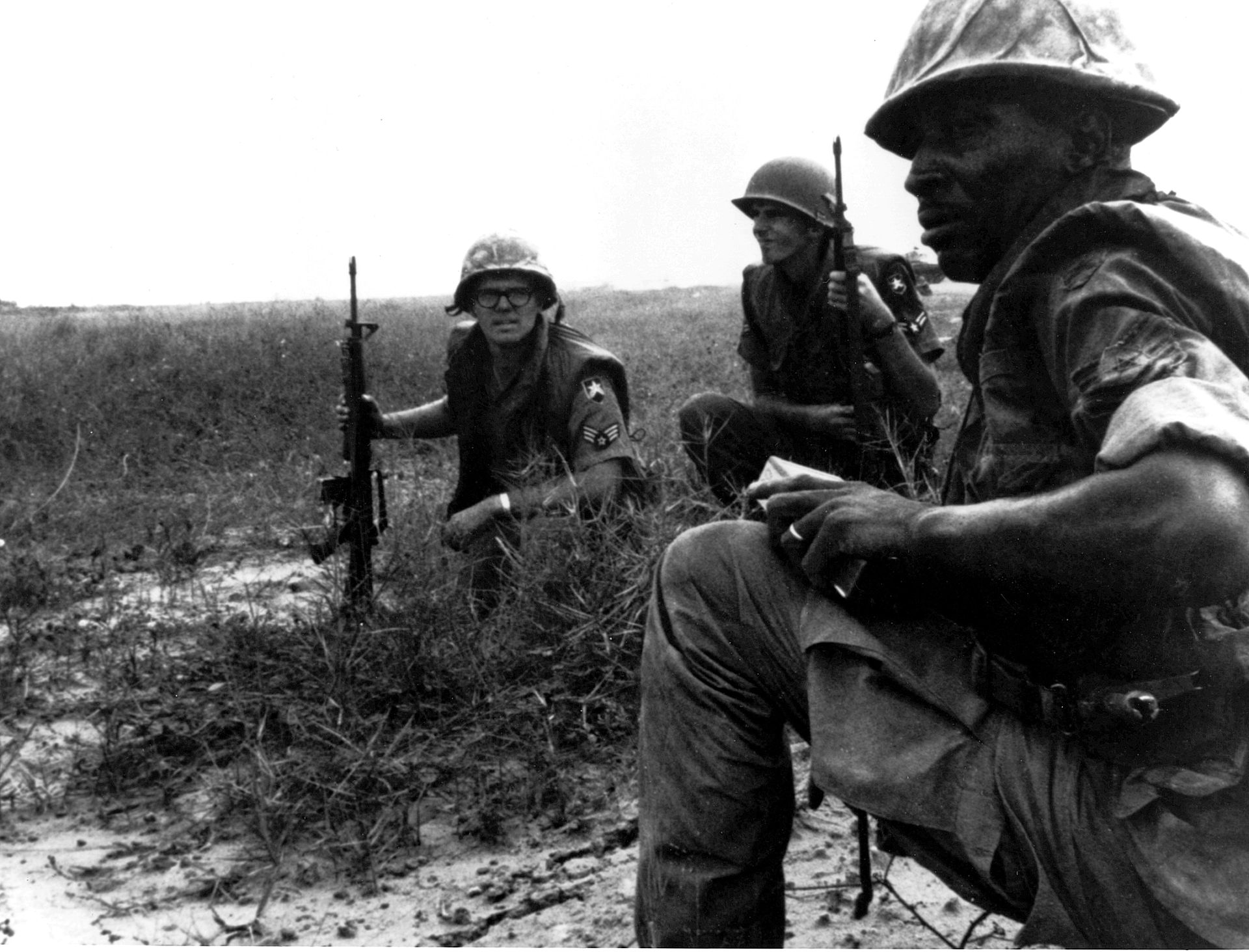 airmen with early AR-15s