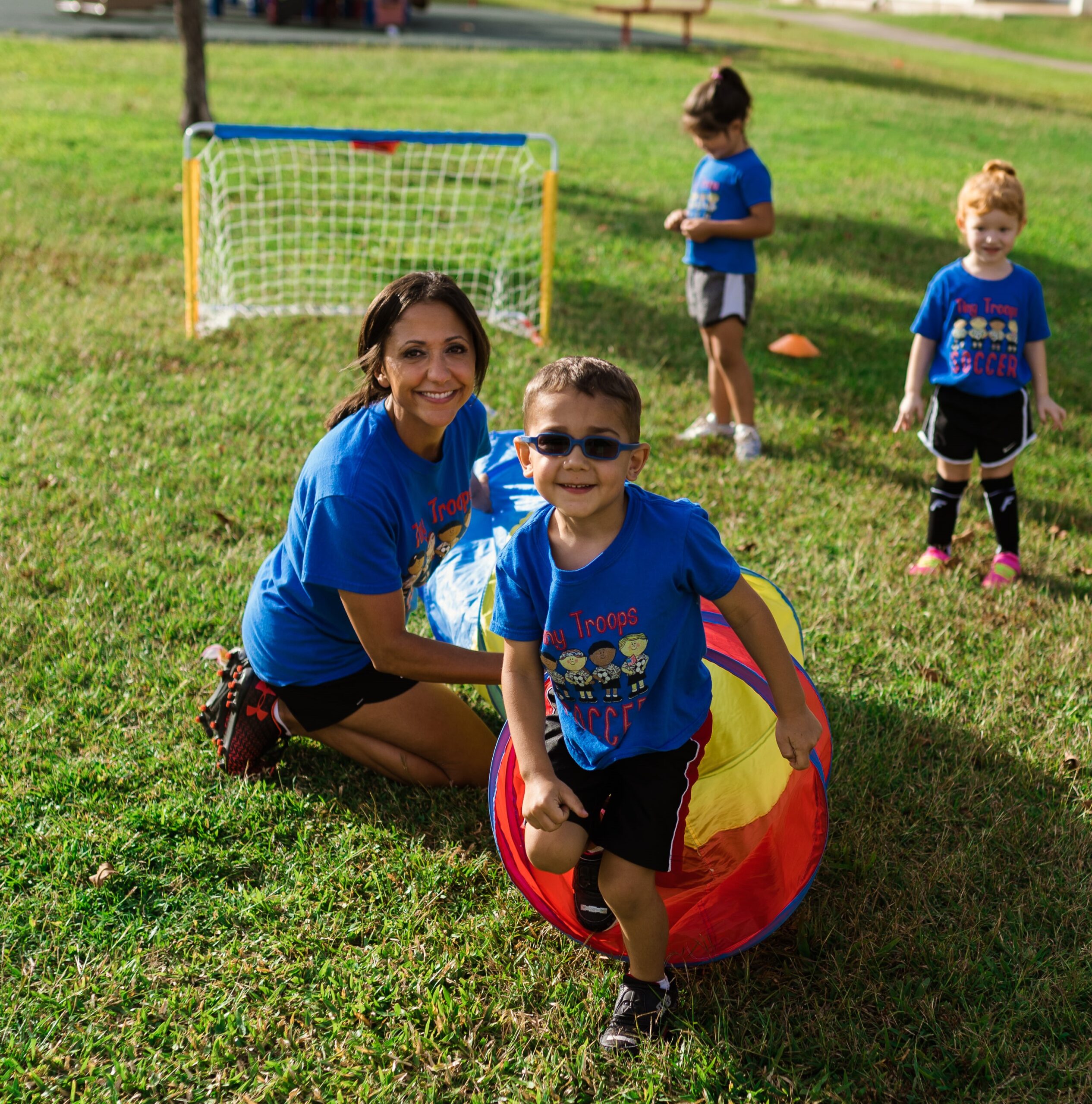 tiny troops soccer photo with schweizer