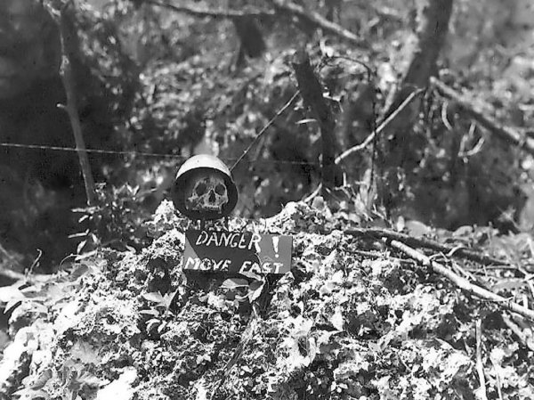 skull on peleliu