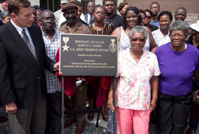 Sergeant First Class Cashe memorial