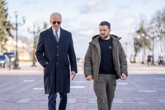 biden visit to ukraine with zelenskyy