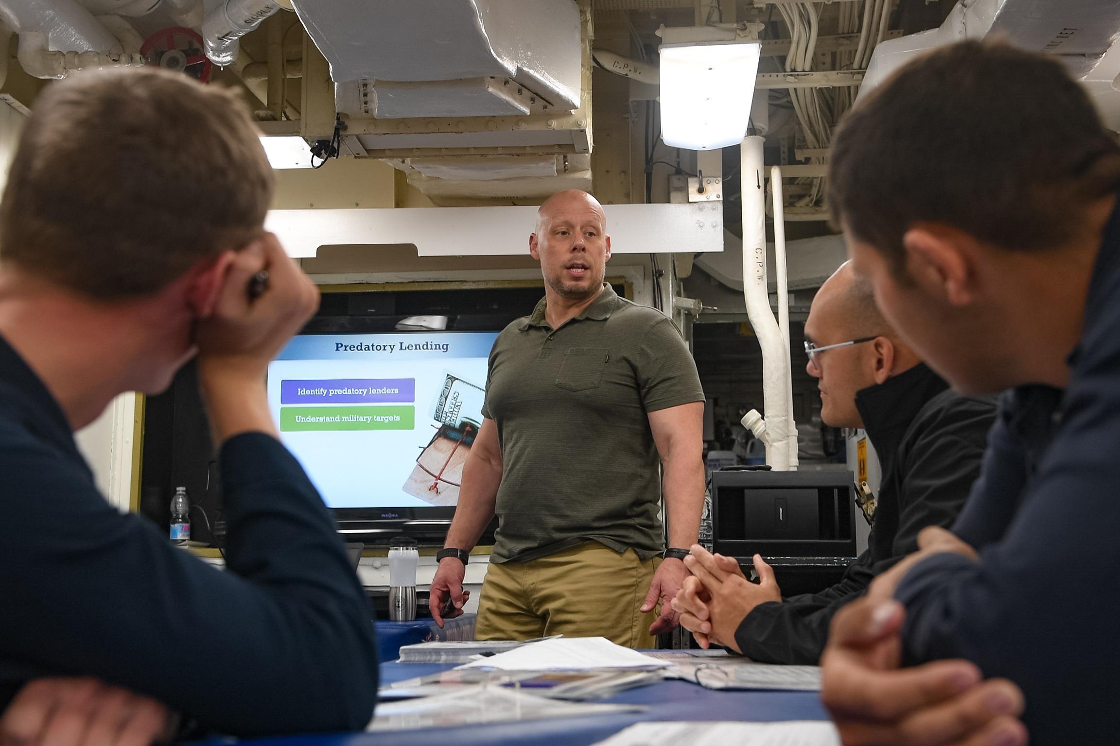 Fleet and Family Support Center sailors