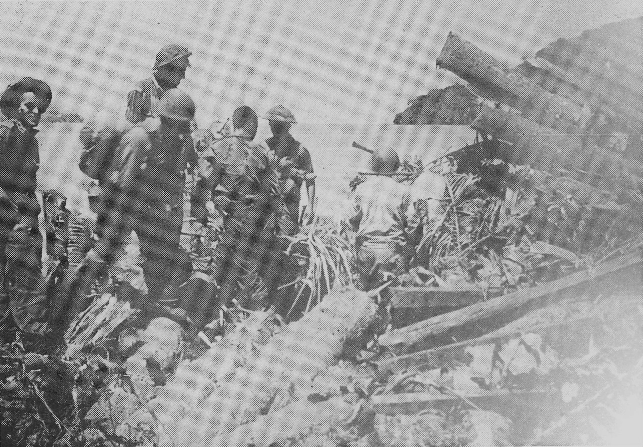 destroyed american pillbox