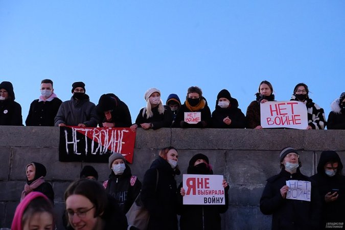 russian protests of ukraine war