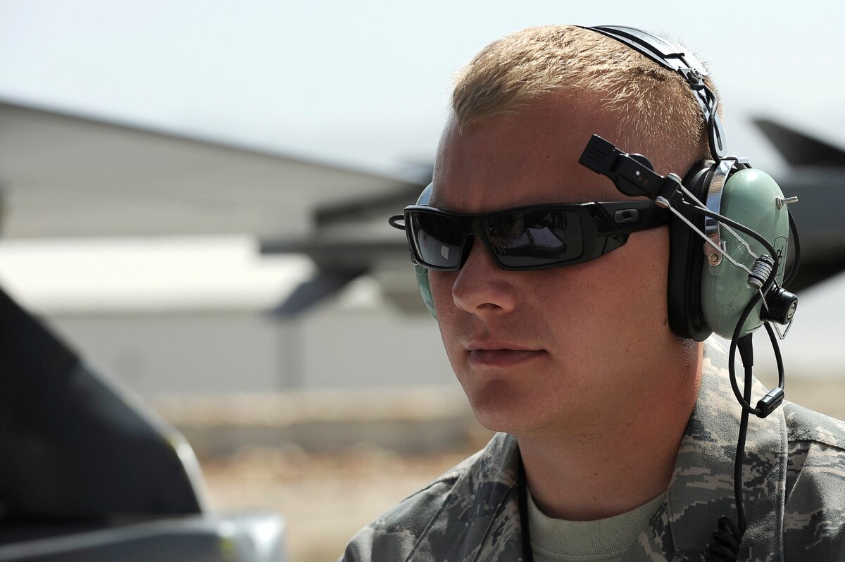 airman at bagram airfield