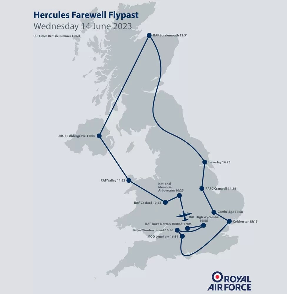 c-130 routes