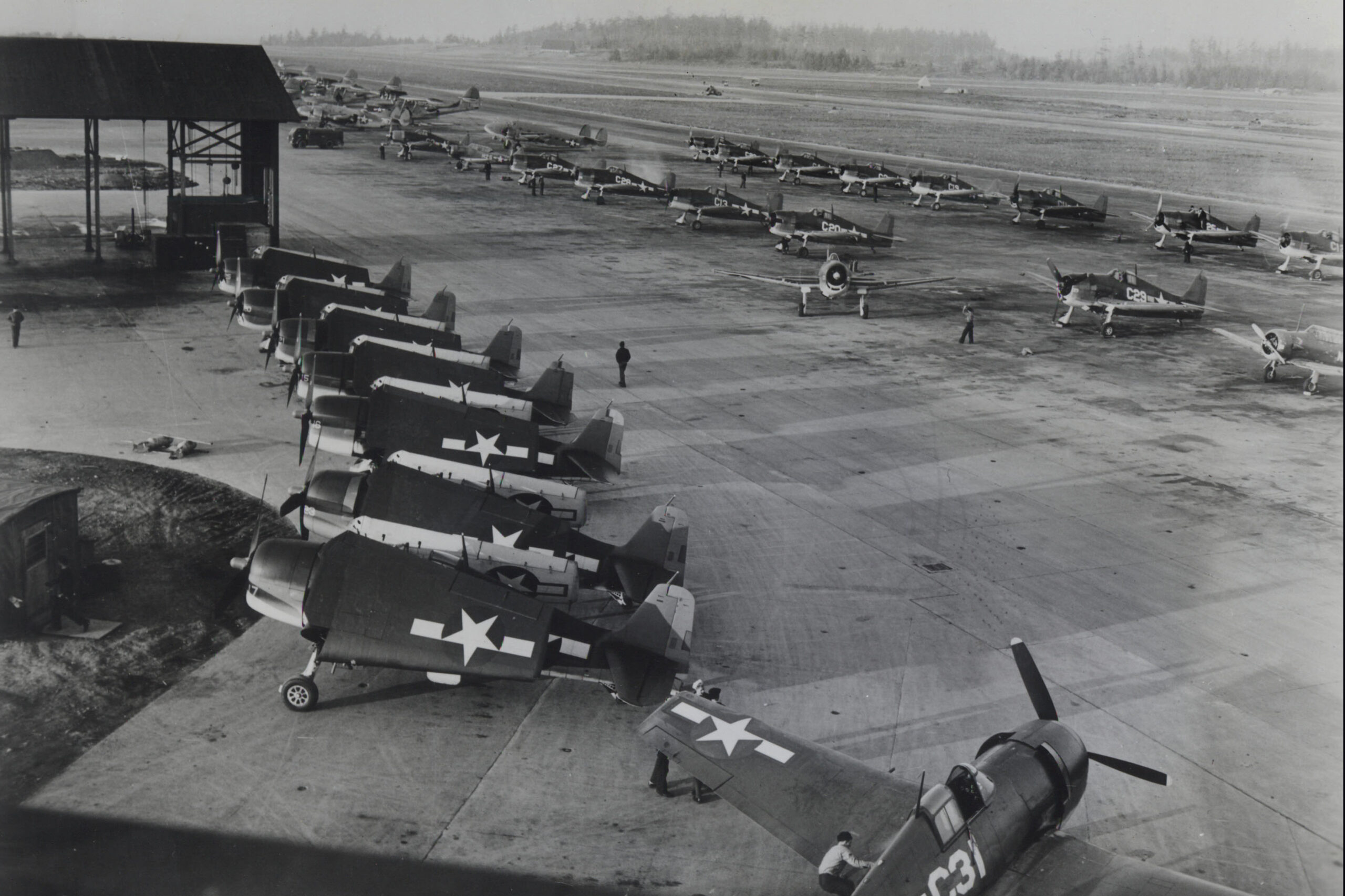 ault field at Naval Air Station Whidbey Island