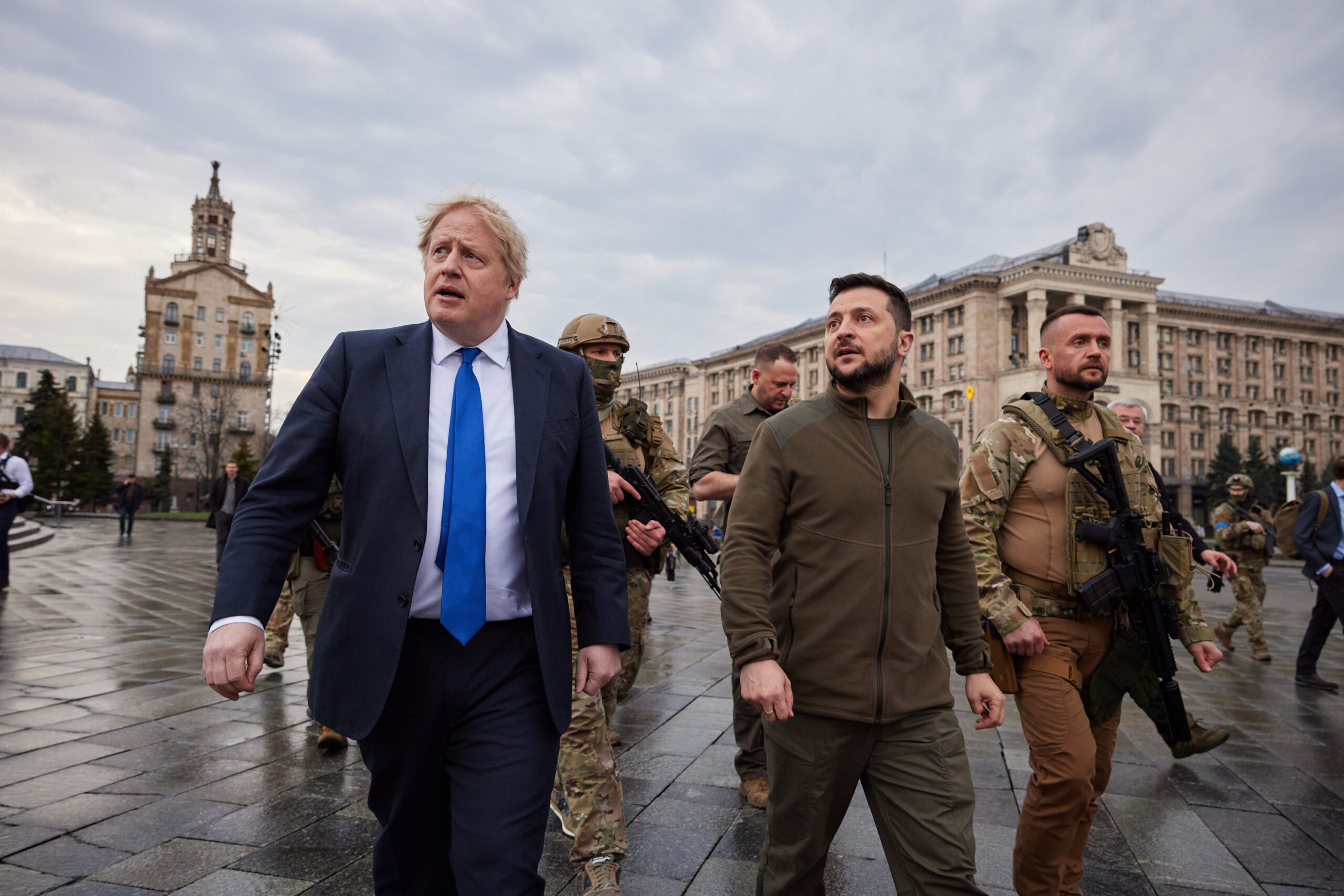 president zelenskyy and boris johnson