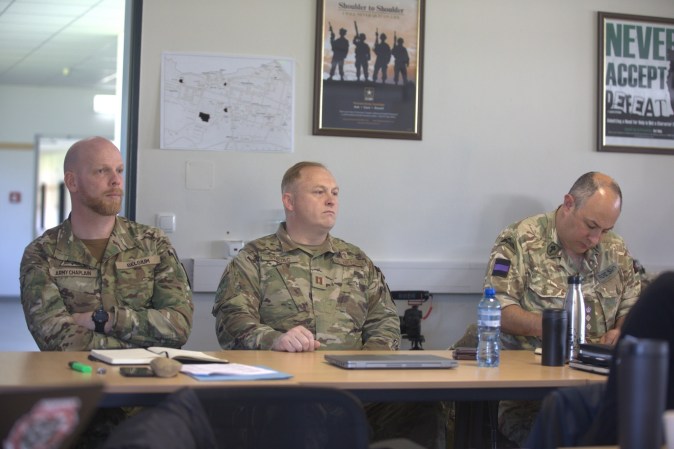 A Ukrainian-American chaplain is training Ukrainian military chaplains