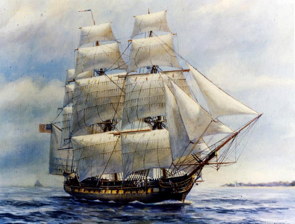 uss constellation painting