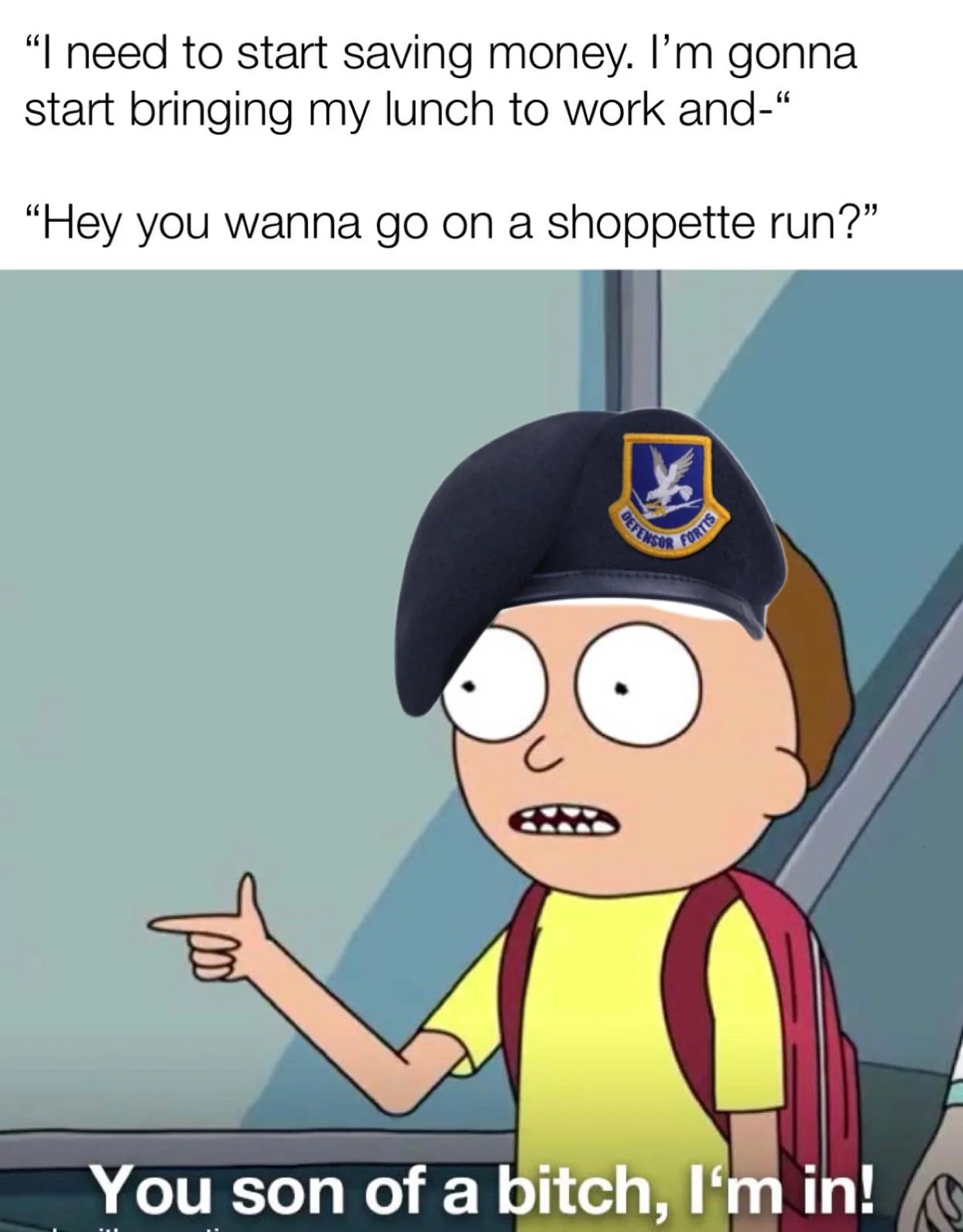 shoppette run meme