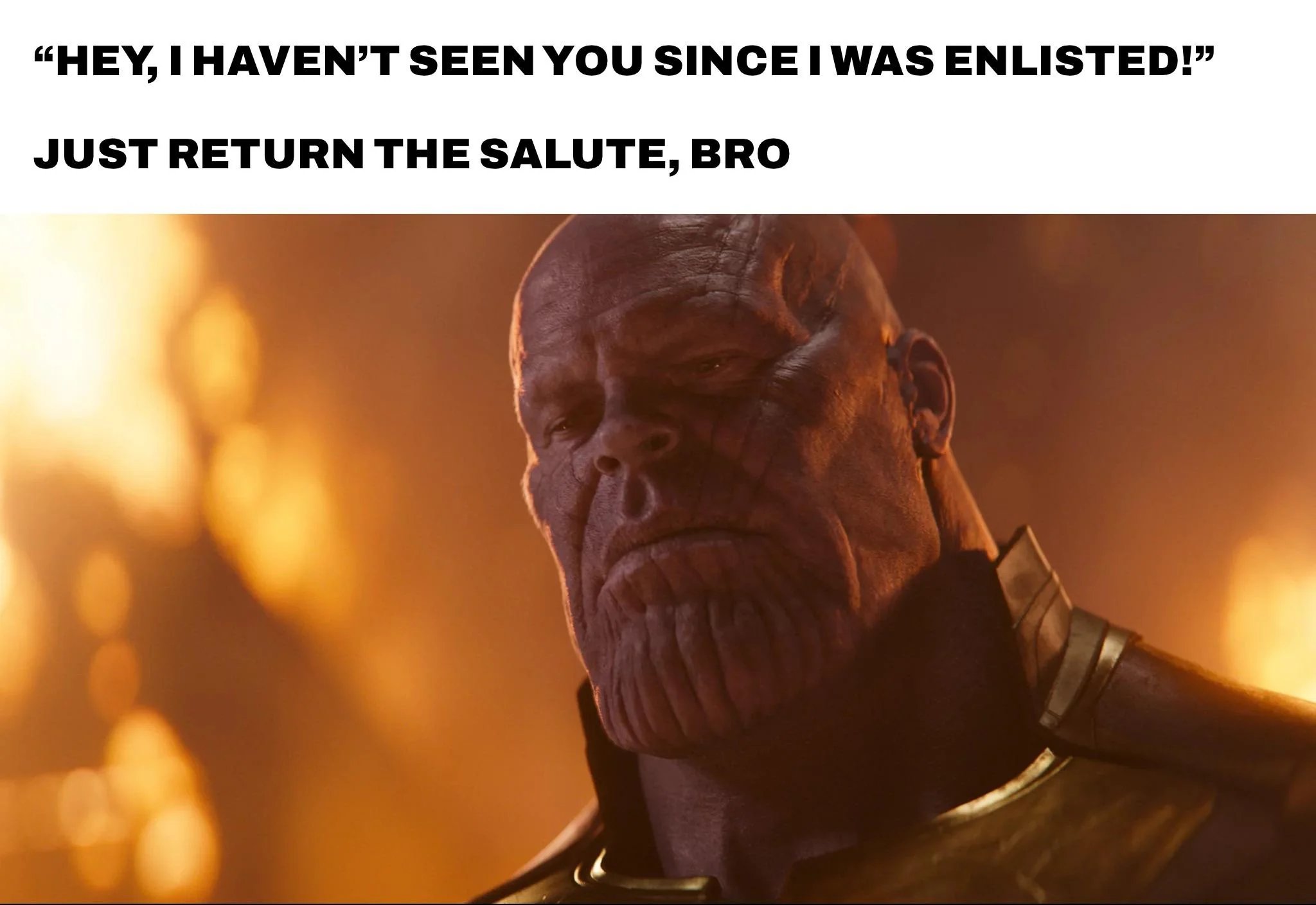 return salute