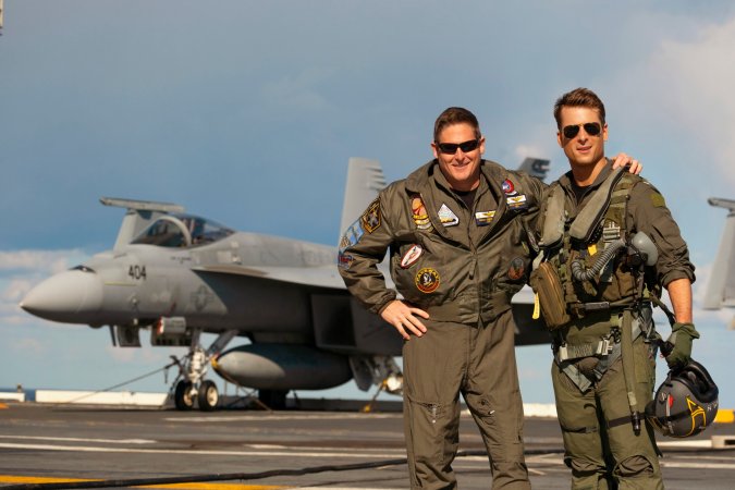 The real-life TOPGUN advisors made cameos in ‘Top Gun’ and ‘Top Gun: Maverick’