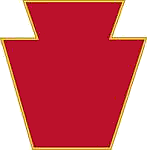 The insignia of the 28th Infantry Division