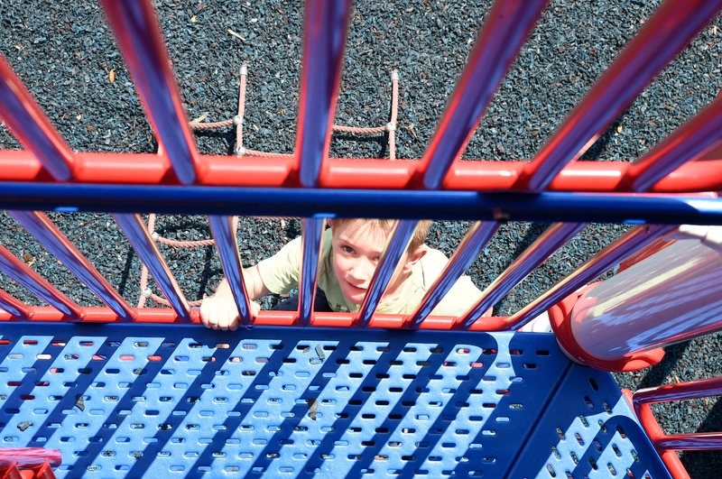 A child at the playground