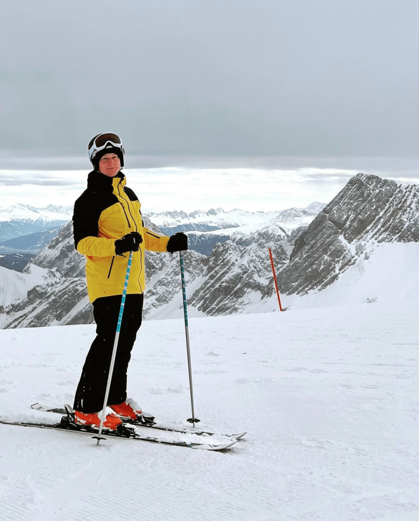 Man skiing in Germany