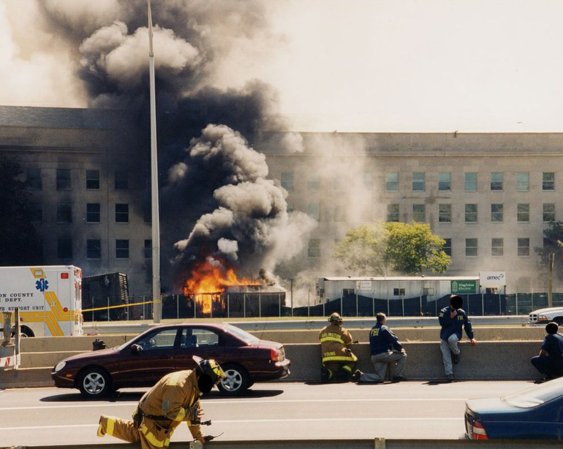 This firetruck was the first to respond to the Pentagon on 9/11