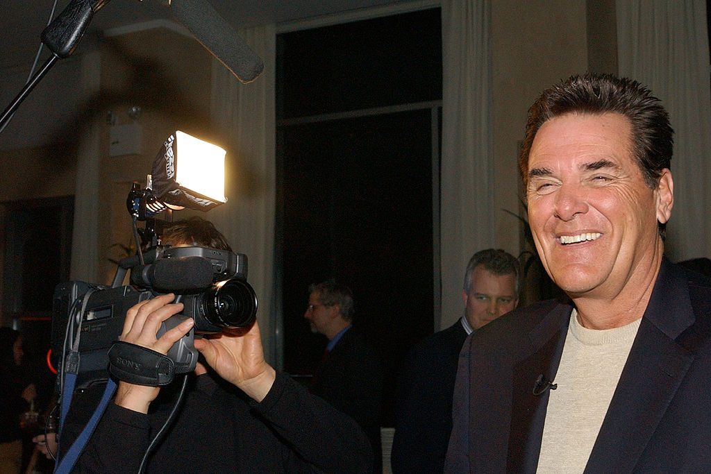 NEW YORK - MARCH 11: Game show host Chuck Woolery appears at a programming event at the W Hotel March 11, 2003 in New York City. Game Show Network advertisers had the opportunity to play the game Lingo as hosted by Chuck Woolery. (Photo by Game Show Network via Getty Images)