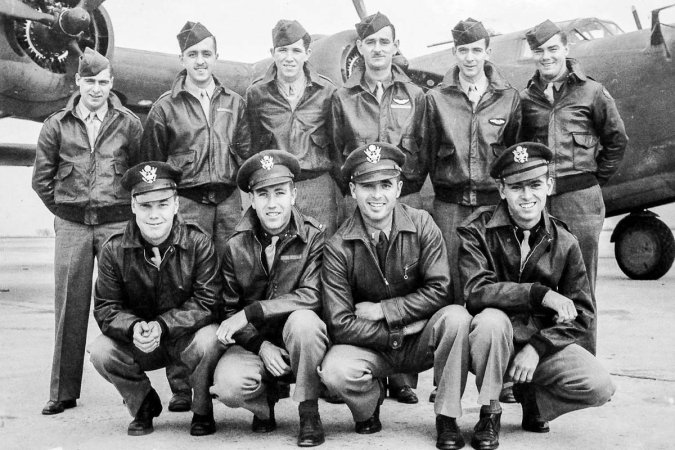 Crew of B-24 Heaven Can Wait. Photo: National Archives — Project Recover is a collaborative effort to enlist 21st-century science and technology in a quest to find and repatriate World War II MIAs to bring recognition to the service member, closure for their families, and to help a grateful Nation keep its sacred promise to bring our MIAs home. As a result of Project Recover’s missions, there are 84 MIAs awaiting recovery at this time (January 2020). Since 1993, Project Recover (formerly The BentProp Project) has located 30+ downed World War II US aircraft associated with scores of MIA service members.