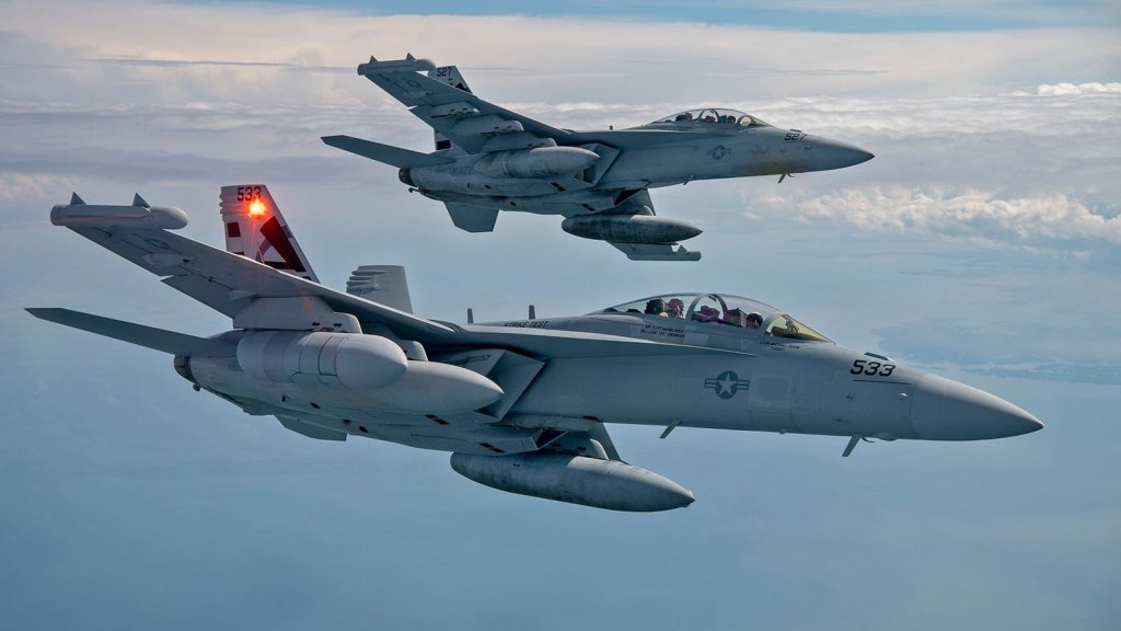 The Next Generation Jammer Mid-Band (NGJ-MB) completes one of its first flights on the U.S. Navy EA18G GROWLER®. The U.S. Navy will employ NGJ-MB on the GROWLER® to target advanced electronic warfare threats.