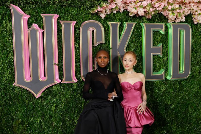 NEW YORK, NEW YORK - NOVEMBER 14: Cynthia Erivo and Ariana Grande attend the NYC premiere of "Wicked" at Museum of Modern Art on November 14, 2024 in New York City. (Photo by Taylor Hill/FilmMagic)