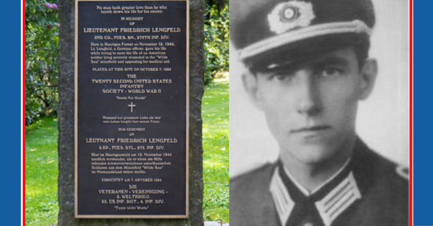 Why an American infantry unit built a monument for a fallen German soldier