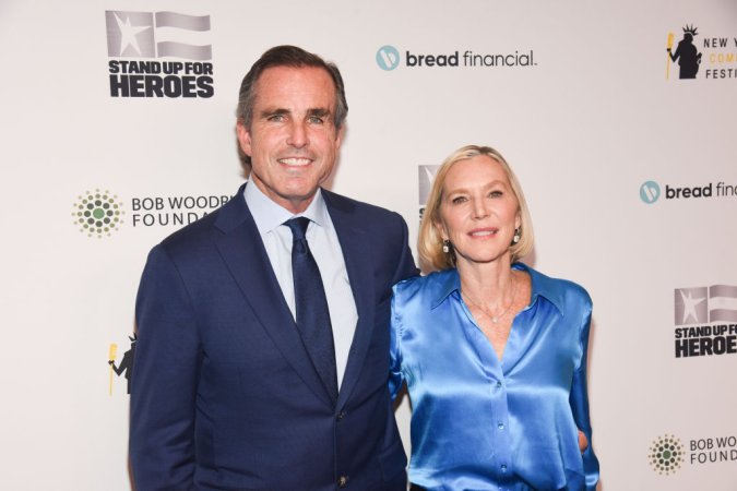 Bob Woodruff and Lee Woodruff at the 17th Annual Stand Up For Heroes held at David Geffen Hall at Lincoln Center on November 6, 2023 in New York City. (Photo by Steve Eichner/Variety via Getty Images)