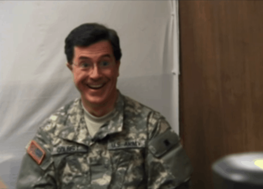 Watch Stephen Colbert’s hilarious stint in Army basic training