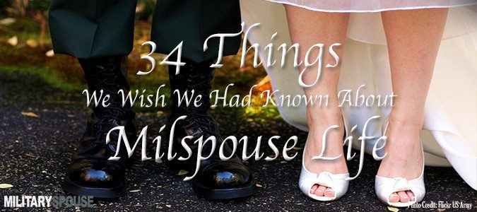 34 things military spouses wish they knew sooner