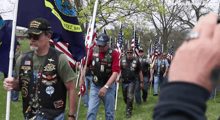 Homeless man’s funeral attended by hundreds of fellow vets who didn’t know him