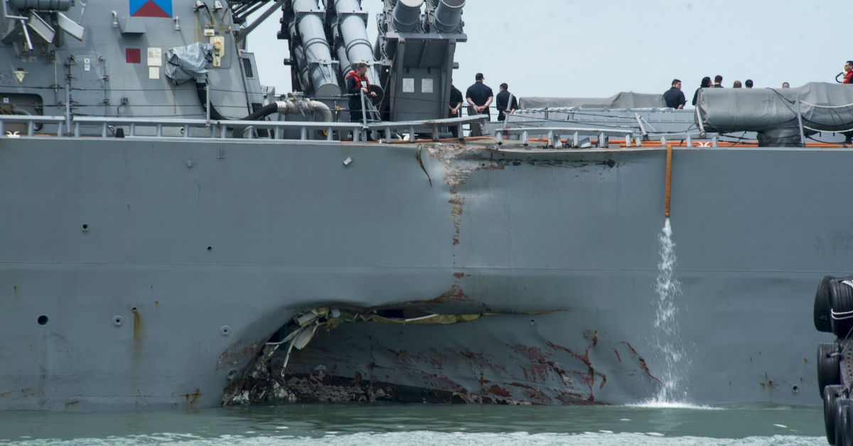 Navy fires fleet commander after string of ship collisions