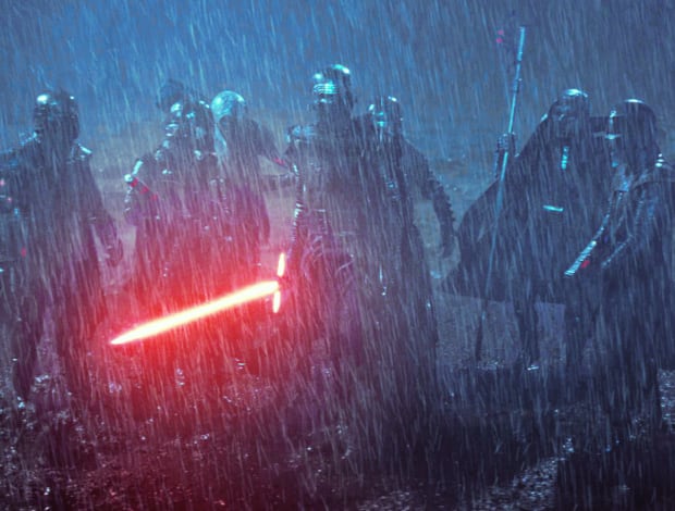 Kylo Ren in the rain