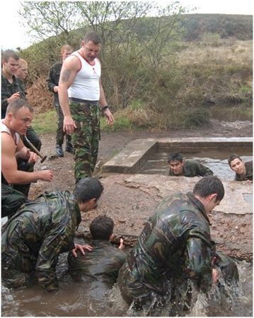 Gordon Ramsey training as a marine