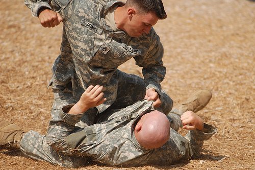 army fistfight