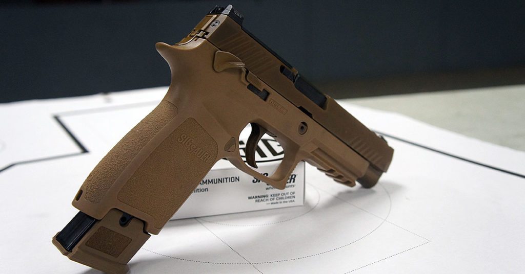 Army's M17 vs M18 handgun instead of Beretta M9