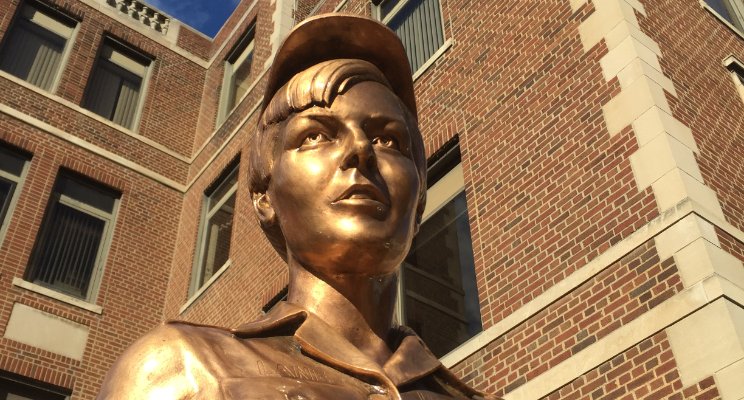 statue of first woman killed in vietnam