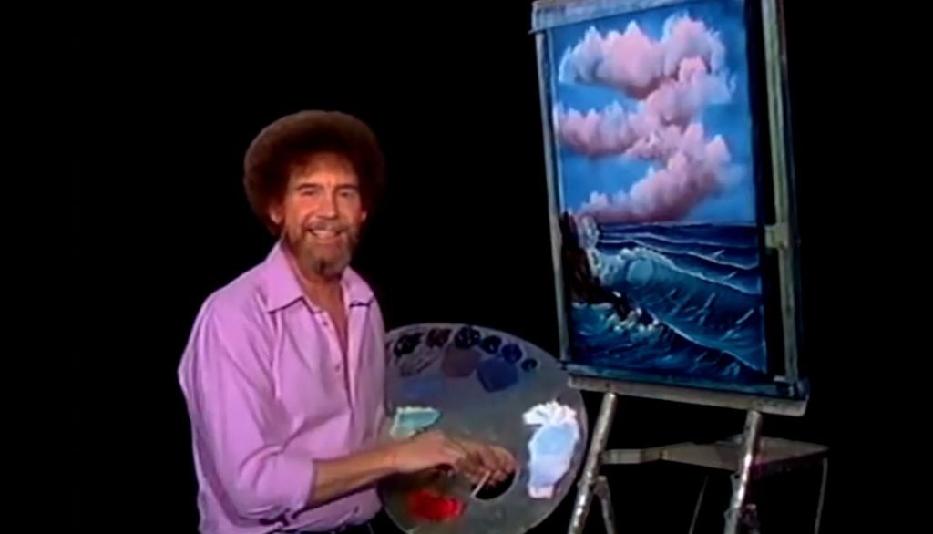 Bob Ross was an Air Force Drill Instructor before becoming television’s most beloved painter