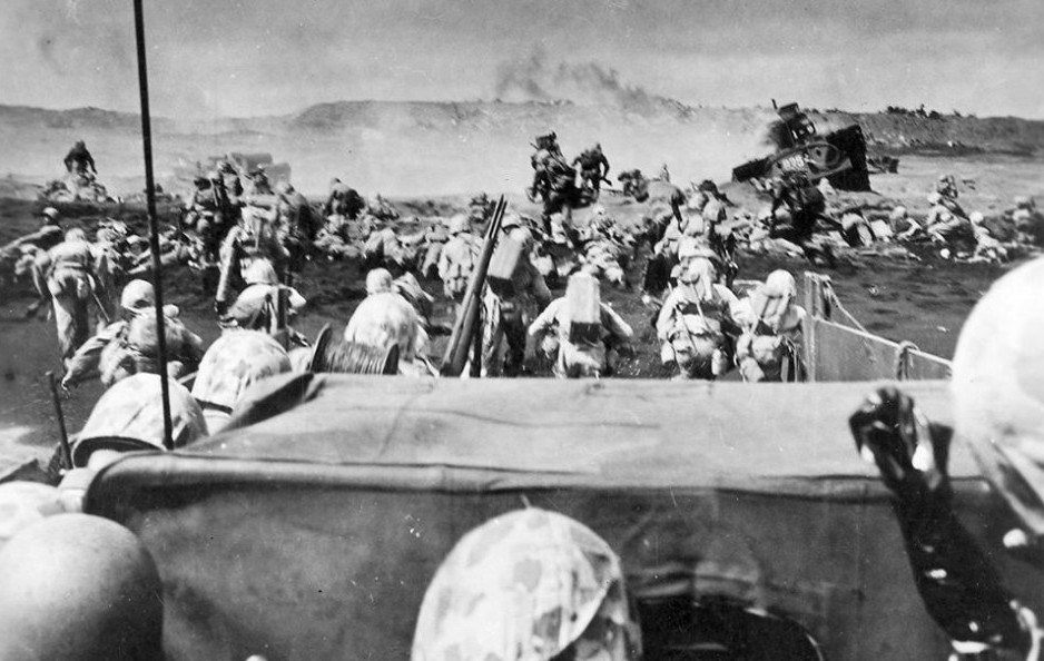 The Battle Of Iwo Jima Began 70 Years Ago — Here’s How It Looked When Marines Hit The Beach