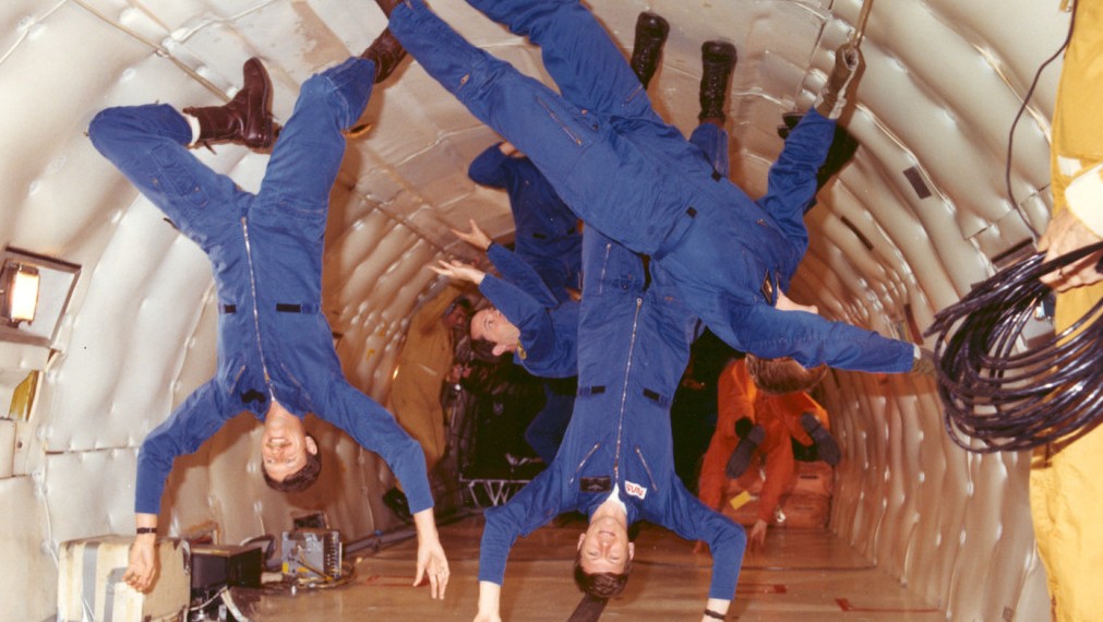 This is what it’s like to feel zero G aboard NASA’s ‘Vomit Comet’