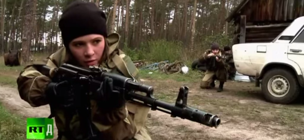 See how Russia’s all-female paratrooper battalion trains for war