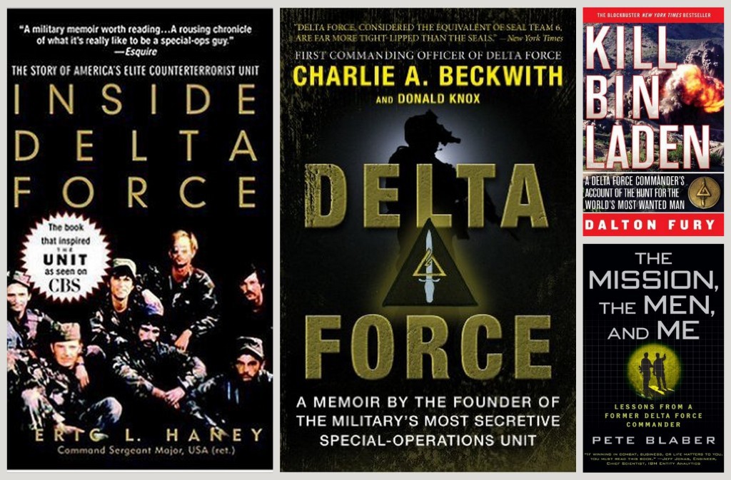 These 4 books show the inner workings of Delta Force